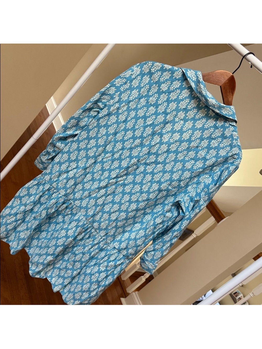 Nfs❌ZARA flounced hem floral dress with collar - Picture 6 of 6